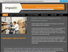 Tablet Screenshot of impacteinc.com